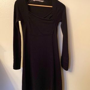 Black sweater dress